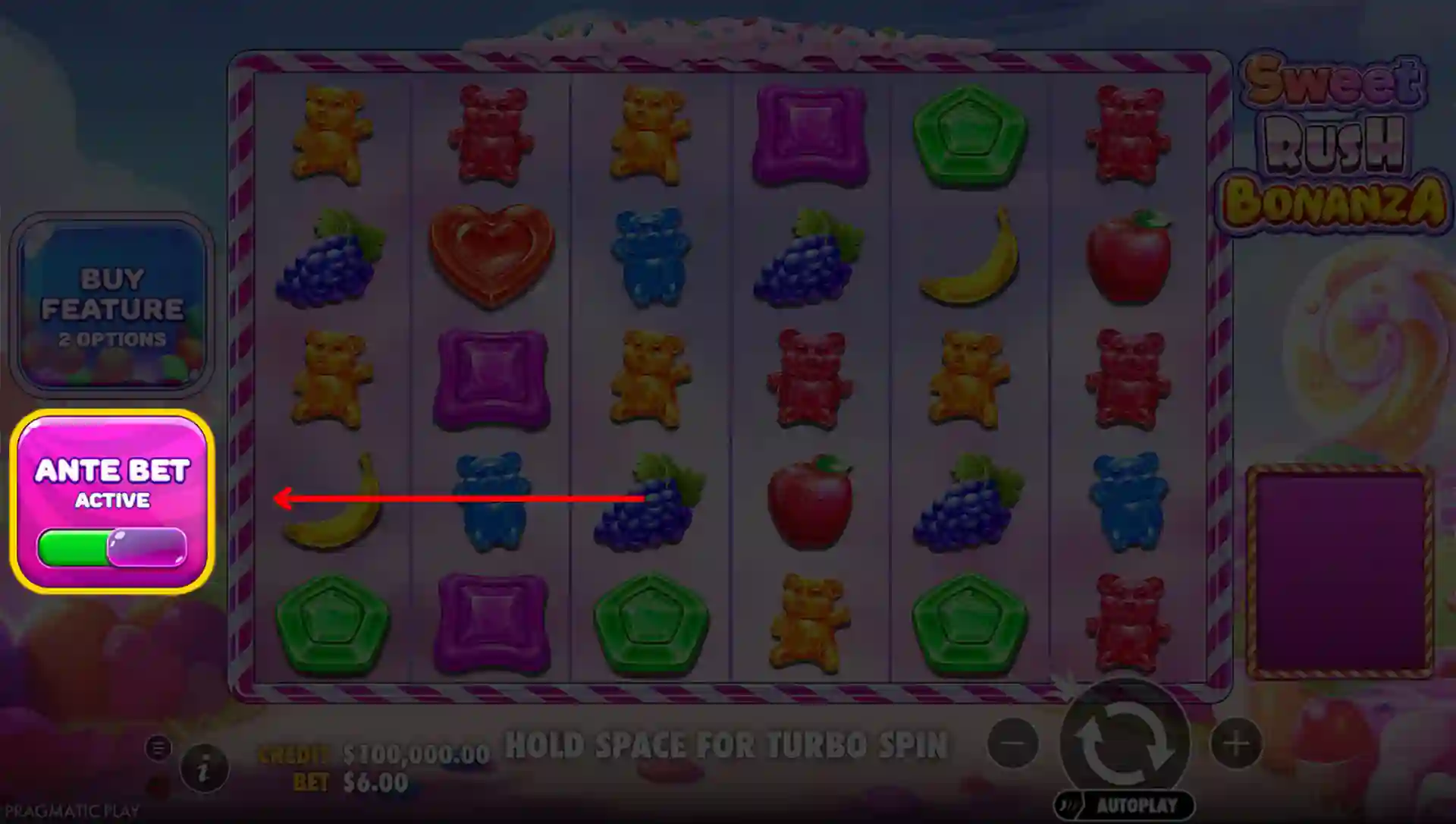 Special Bets button